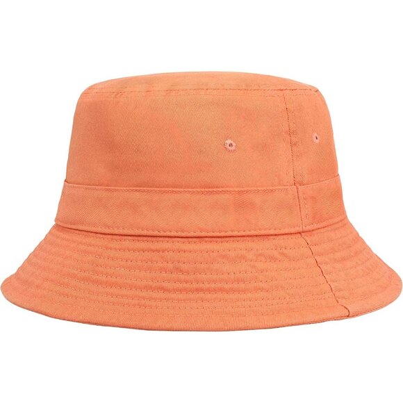 Accessories - EVERYDAY Cotton Style Bucket Hat Unisex Peach